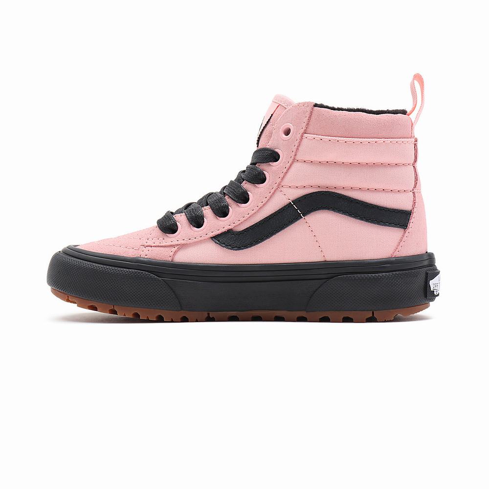 Kids' Vans Sk8-Hi MTE-1 (4-8 years) Sneakers Pink | USA48316