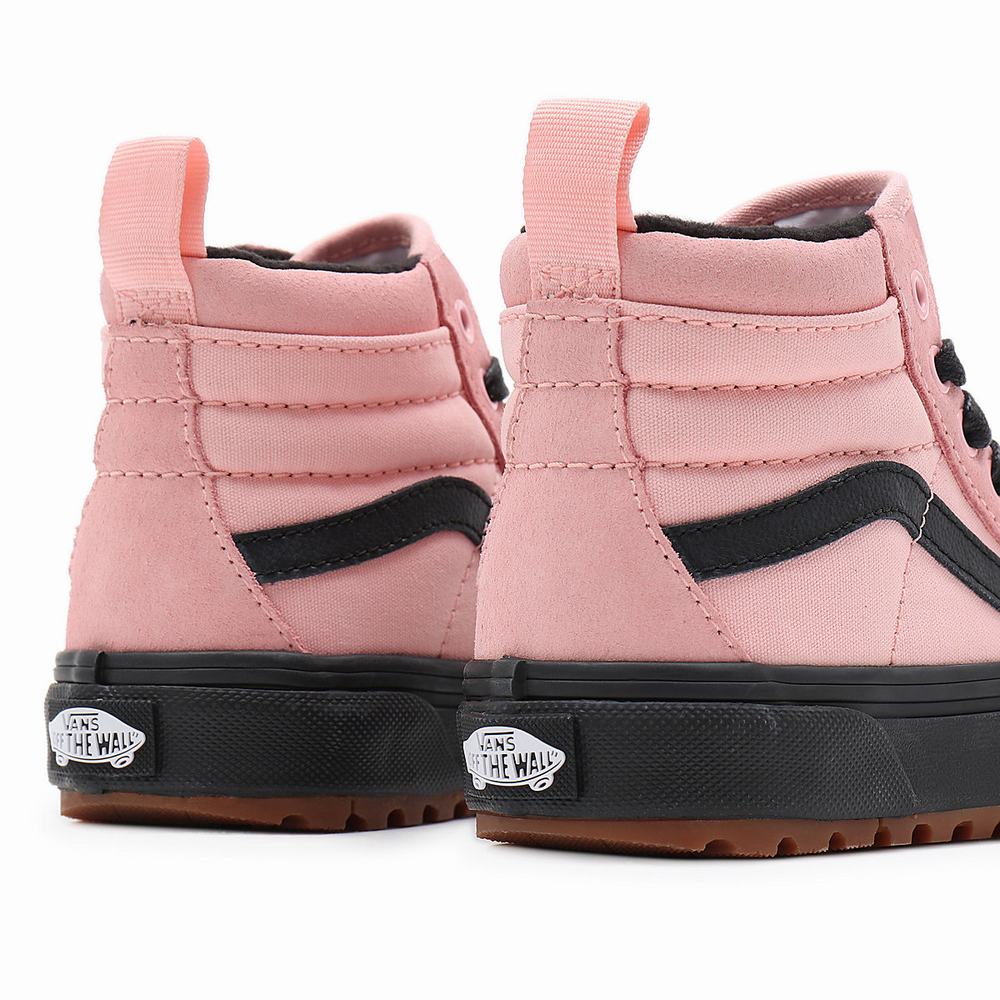 Kids' Vans Sk8-Hi MTE-1 (4-8 years) Sneakers Pink | USA48316