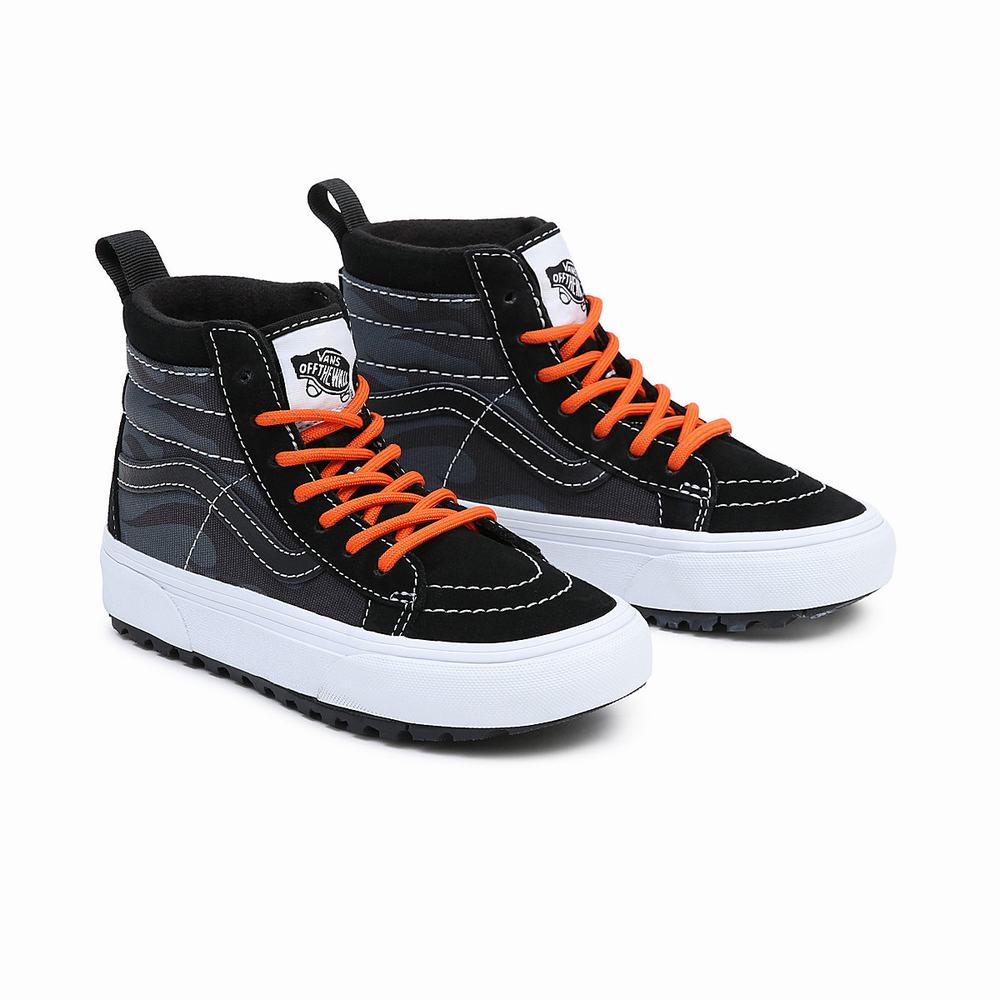 Kids\' Vans Sk8-Hi MTE-1 (4-8 years) Sneakers Black / Grey | USA57982