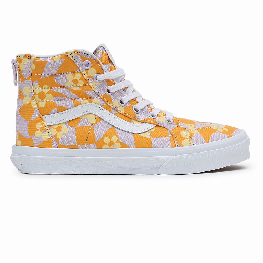 Kids' Vans Sk8-Hi Zip (8-14 years) Sneakers Multicolor | USA05947