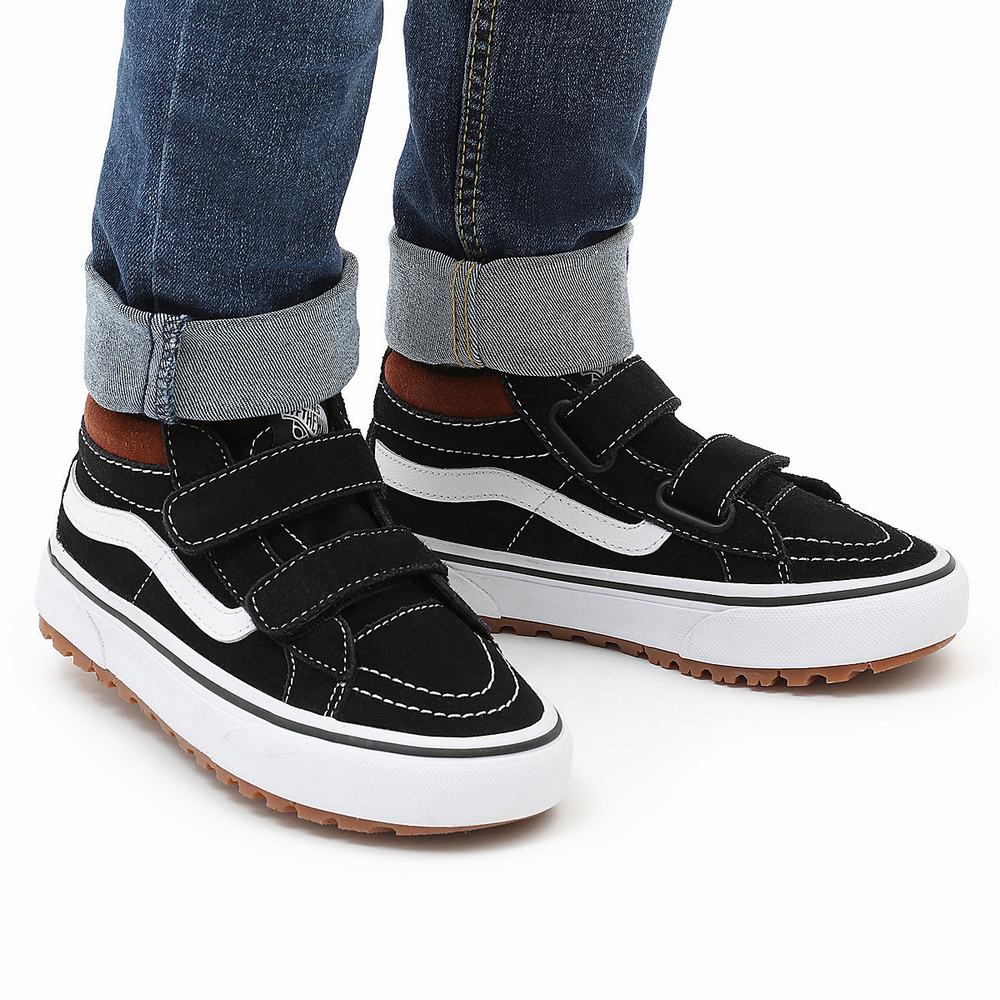 Kids' Vans Sk8-Mid Reissue MTE-1 V (4-8 years) Sneakers Black | USA07415