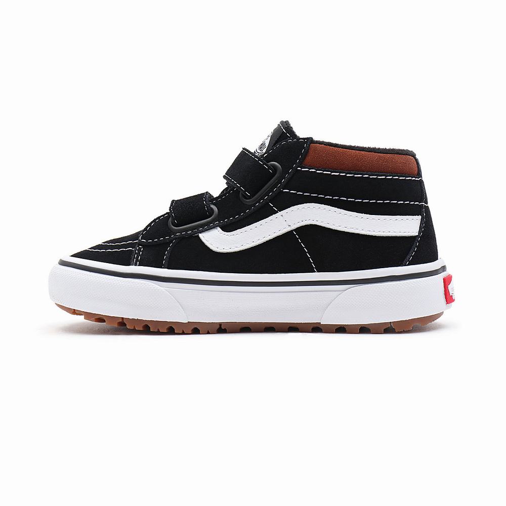 Kids' Vans Sk8-Mid Reissue MTE-1 V (4-8 years) Sneakers Black | USA07415