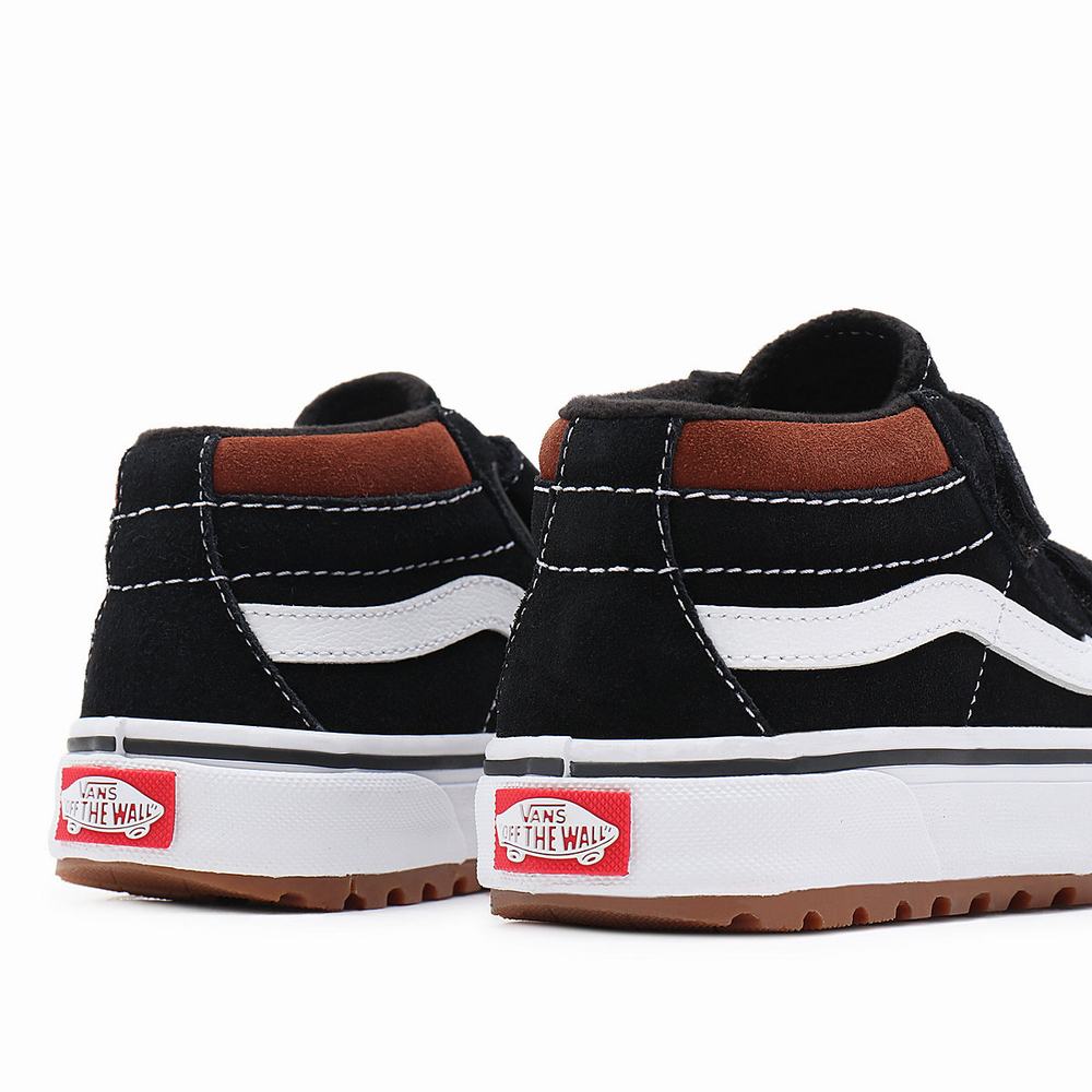 Kids' Vans Sk8-Mid Reissue MTE-1 V (4-8 years) Sneakers Black | USA07415