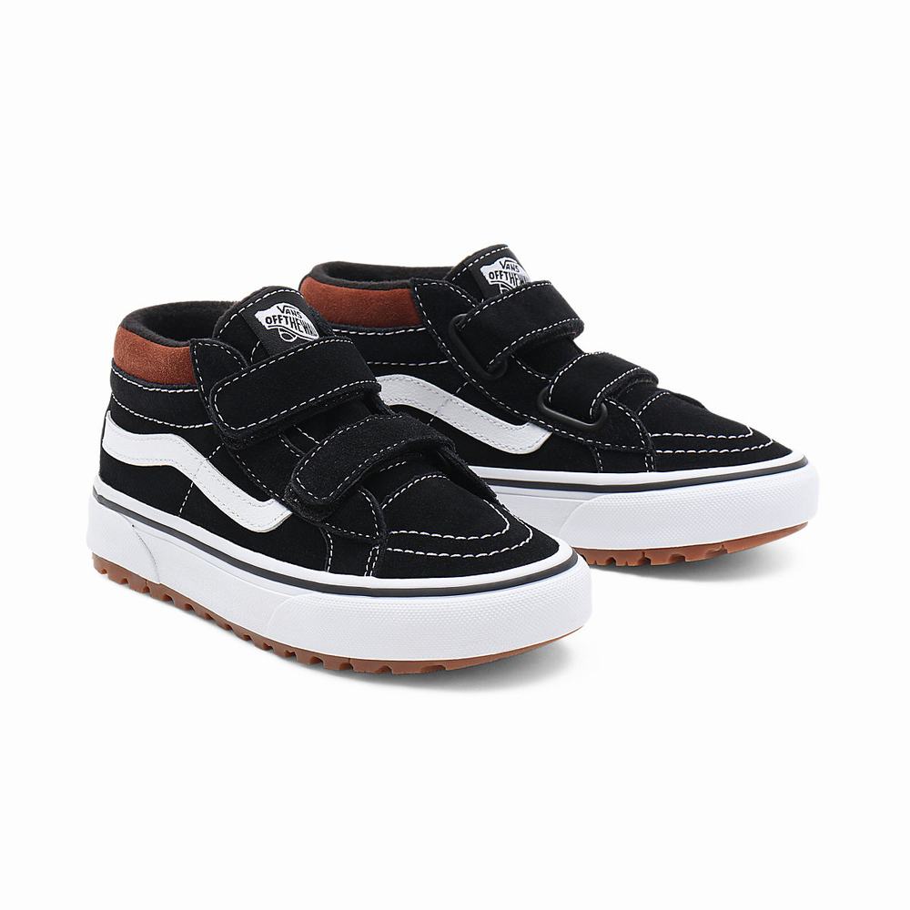 Kids\' Vans Sk8-Mid Reissue MTE-1 V (4-8 years) Sneakers Black | USA07415