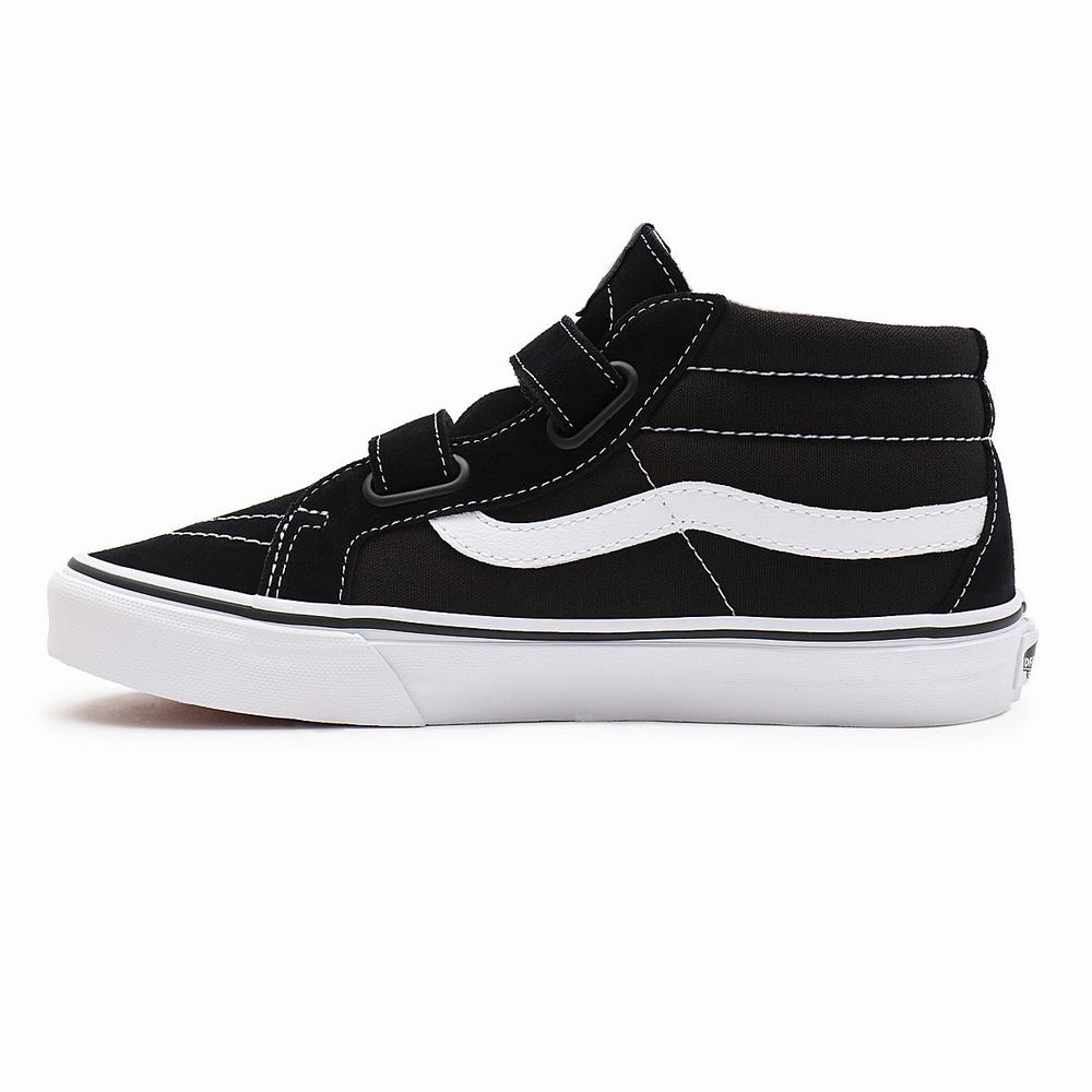 Kids' Vans Sk8-Mid Reissue V (8-14+ years) Sneakers Black | USA56024