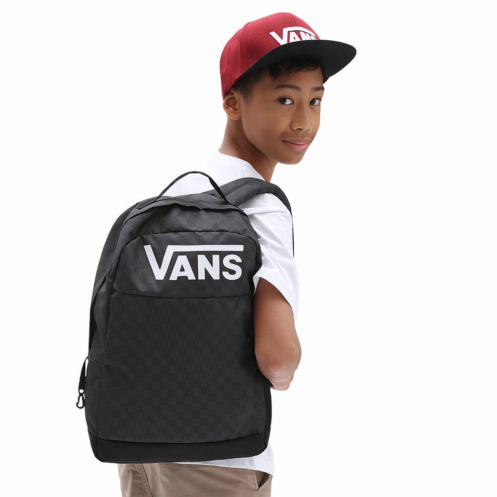 Kids' Vans Skool Backpacks Black | USA02174