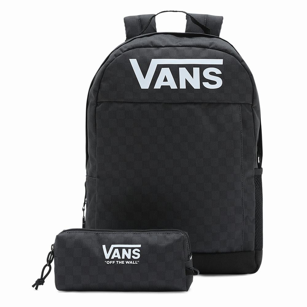 Kids\' Vans Skool Backpacks Black | USA02174