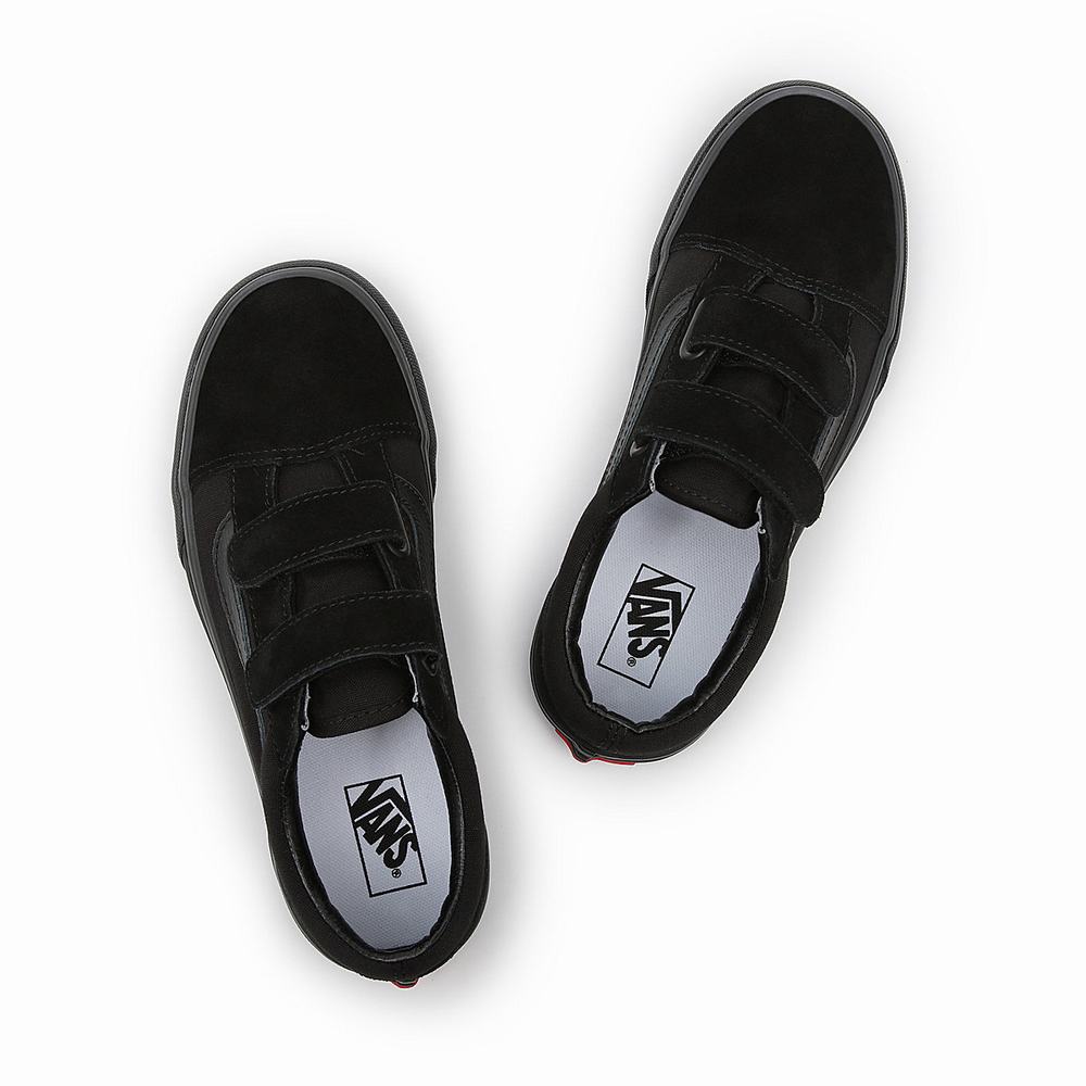 Kids' Vans Skool V (8-14+ years) Sneakers Black | USA36740