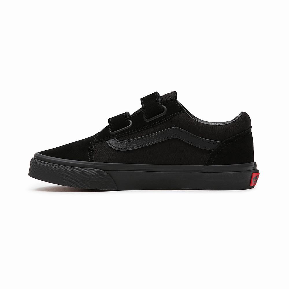 Kids' Vans Skool V (8-14+ years) Sneakers Black | USA36740