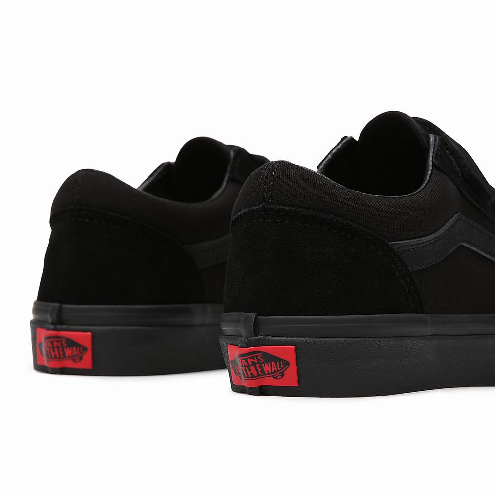 Kids' Vans Skool V (8-14+ years) Sneakers Black | USA36740