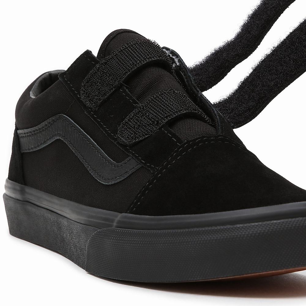 Kids' Vans Skool V (8-14+ years) Sneakers Black | USA36740