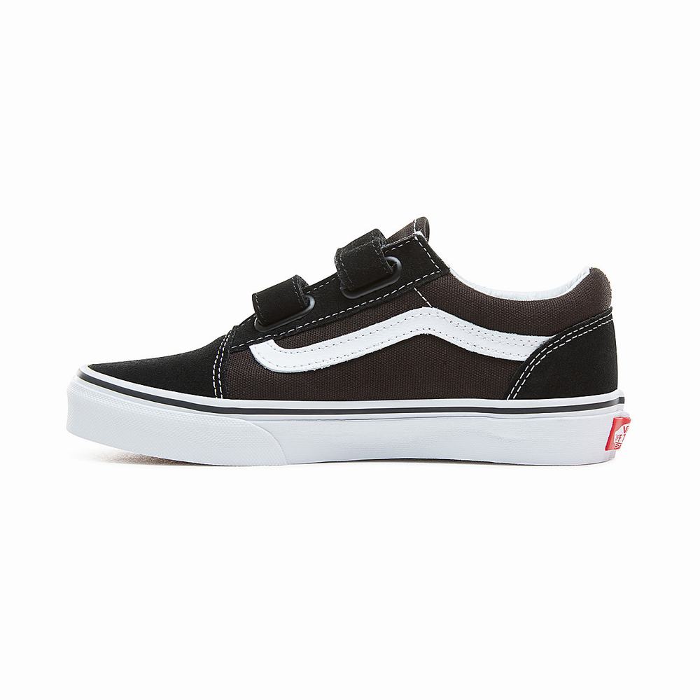 Kids' Vans Skool V (8-14+ years) Sneakers Black | USA82901