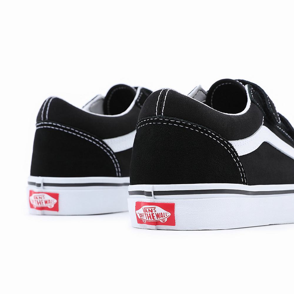 Kids' Vans Skool V (8-14+ years) Sneakers Black | USA82901