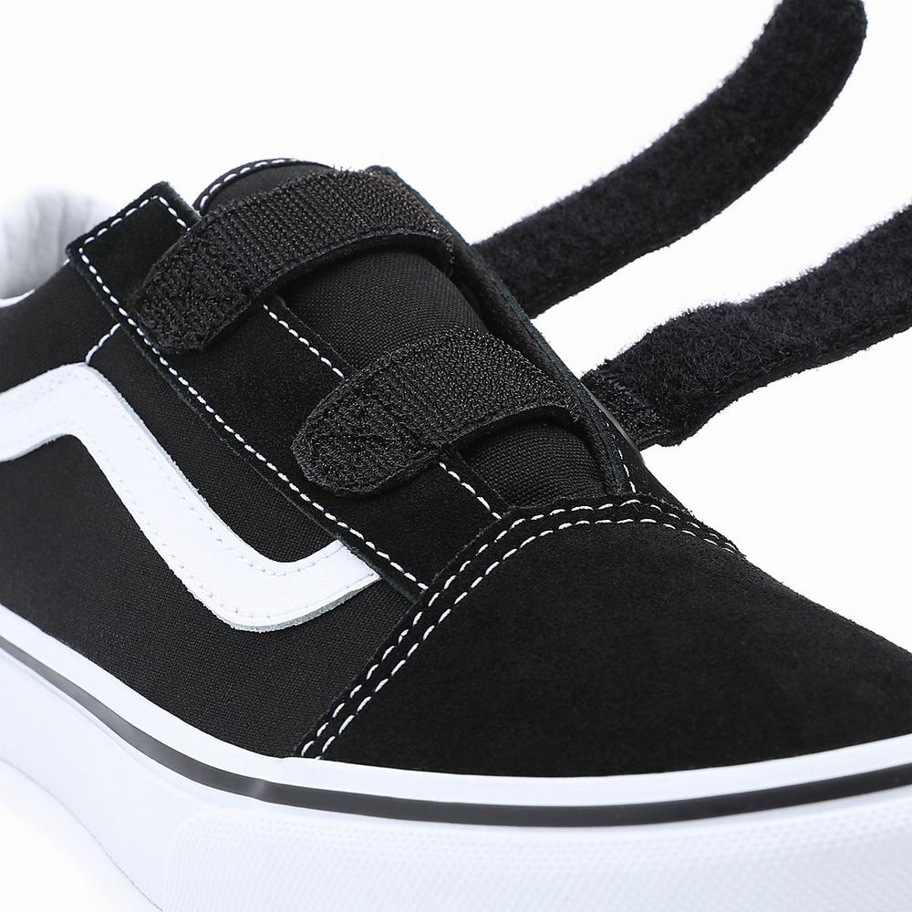 Kids' Vans Skool V (8-14+ years) Sneakers Black | USA82901