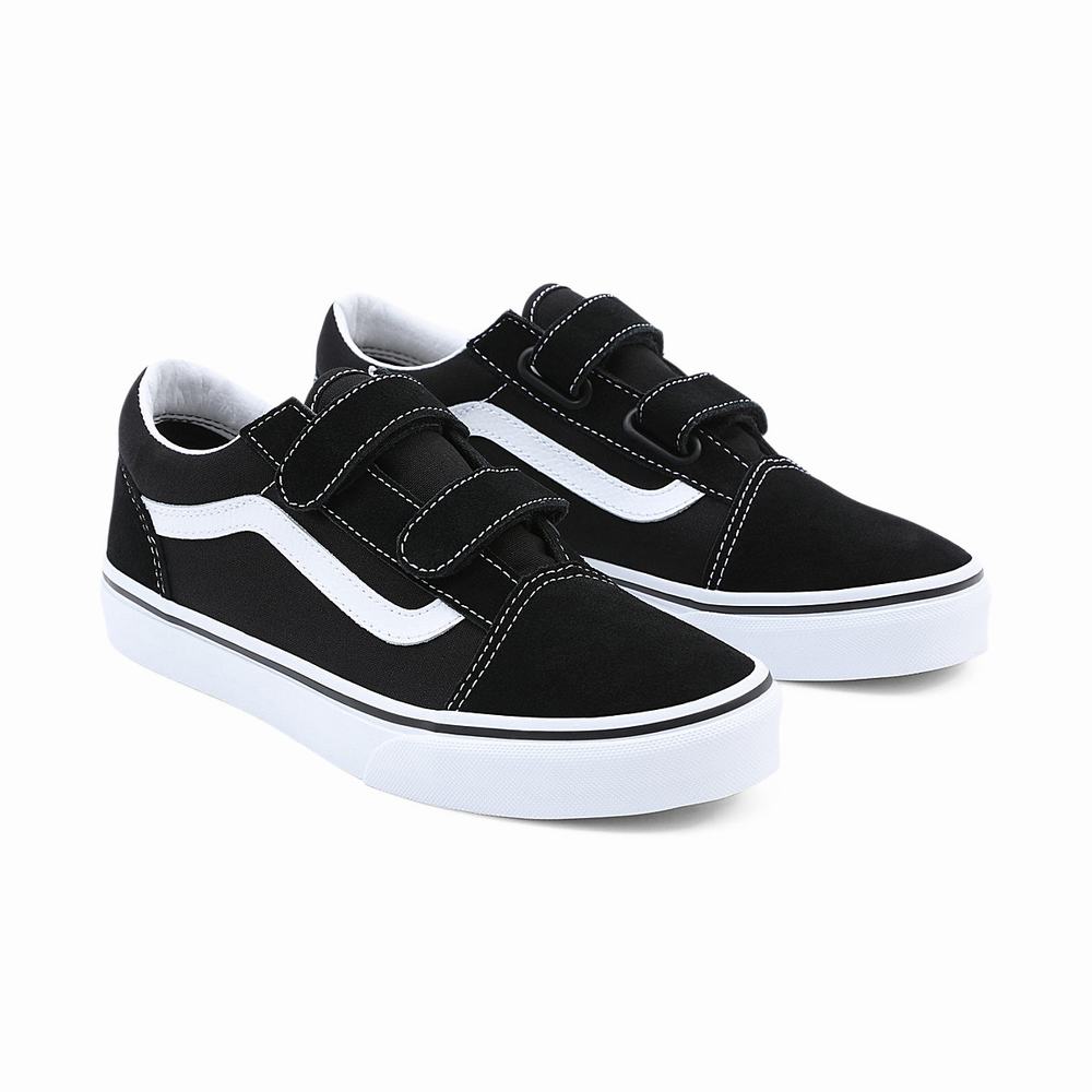 Kids\' Vans Skool V (8-14+ years) Sneakers Black | USA82901