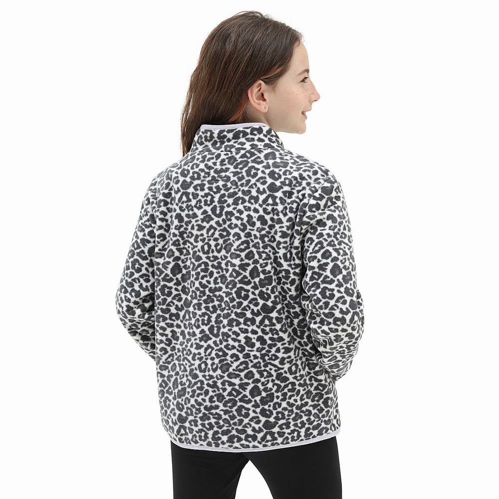 Kids' Vans Snow Leopard Fleece (8-14 years) Jackets Brown | USA35726