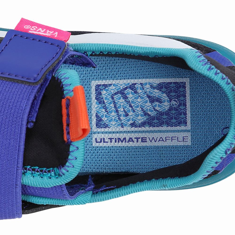 Kids' Vans Strker UltimateWaffle V (4-8 years) Sneakers Blue / Black | USA75612