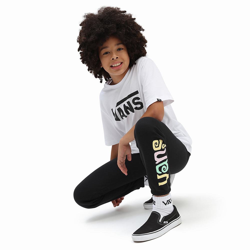 Kids' Vans Sun Sider Sweats (8-14 years) Pants Black | USA58243