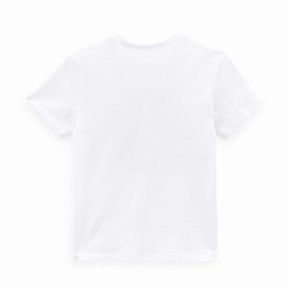 Kids' Vans Sunlit Crew (8-14 years) T Shirts White | USA14602