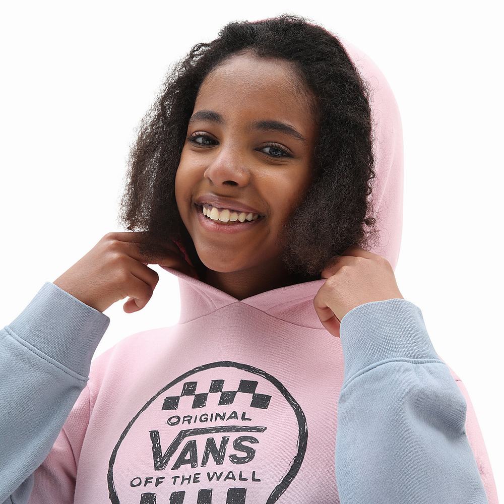 Kids' Vans Sunset Wash (8-14 years) Hoodie Pink | USA40135