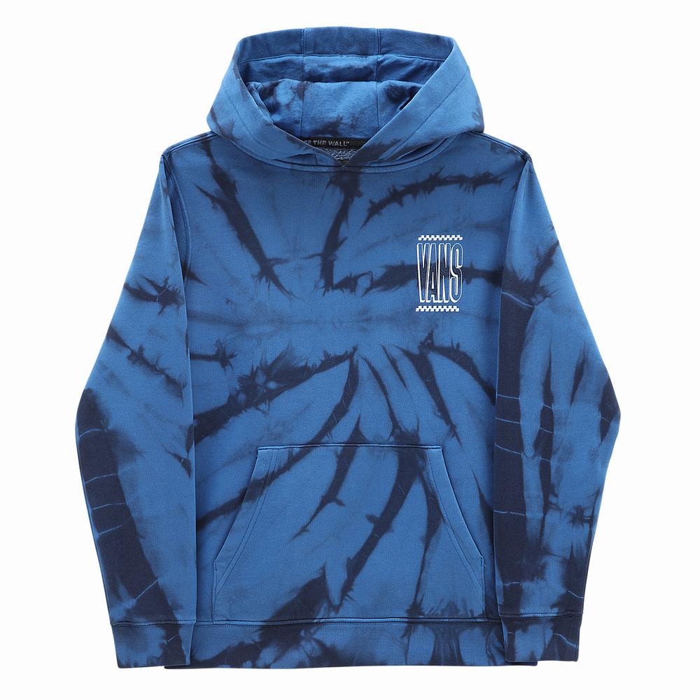 Kids' Vans Tie Dye (8-14 years) Hoodie Blue | USA84925