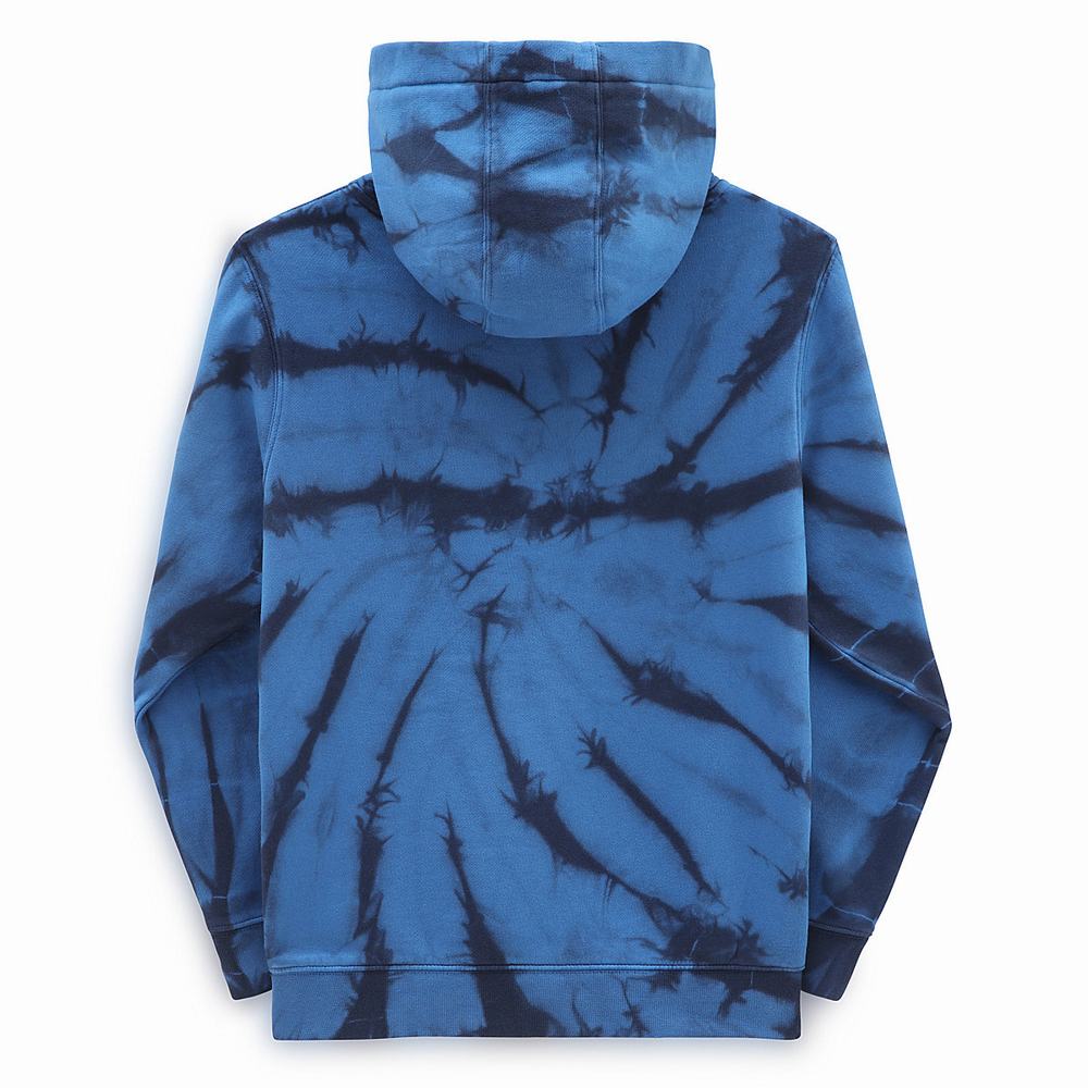 Kids' Vans Tie Dye (8-14 years) Hoodie Blue | USA84925