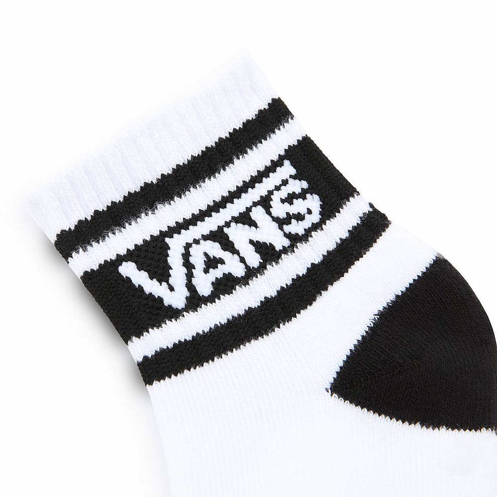 Kids' Vans Toddler Vans Drop V Crew (1 pair) Socks White | USA73056