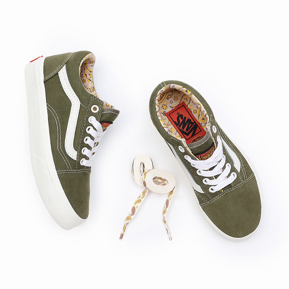 Kids' Vans X Anderson .Paak Old Skool (4-8 years) Sneakers Green | USA98260