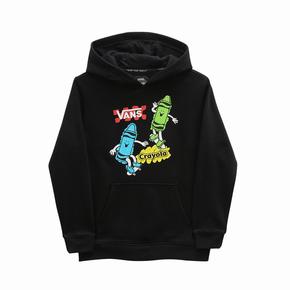 Kids' Vans X Crayola (8-14 years) Hoodie Black | USA96108