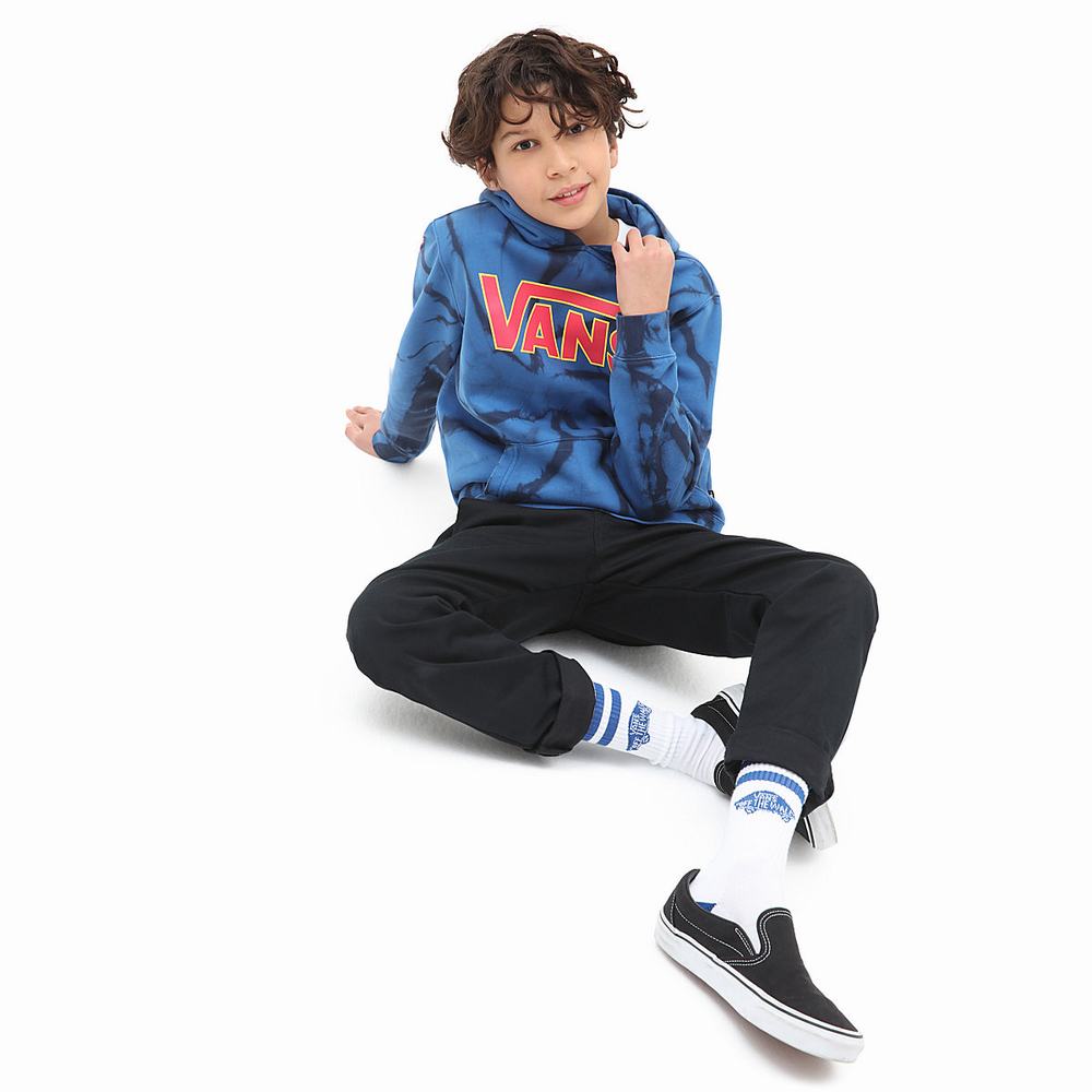 Kids' Vans X Pretty Guardian Sailor Moon Fleece Tie Dye (8-14 years) Hoodie Blue | USA26938