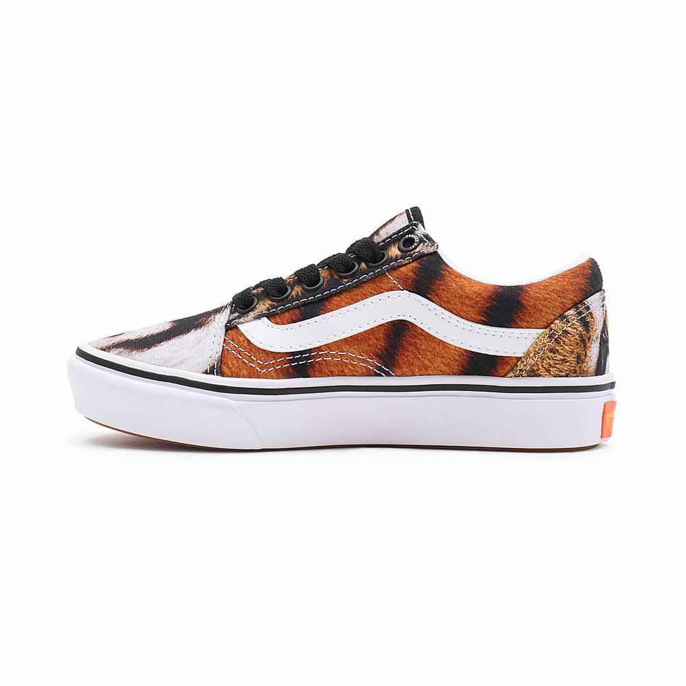 Kids' Vans x Project CAT ComfyCush Old Skool (4-8 years) Sneakers Multicolor | USA40183