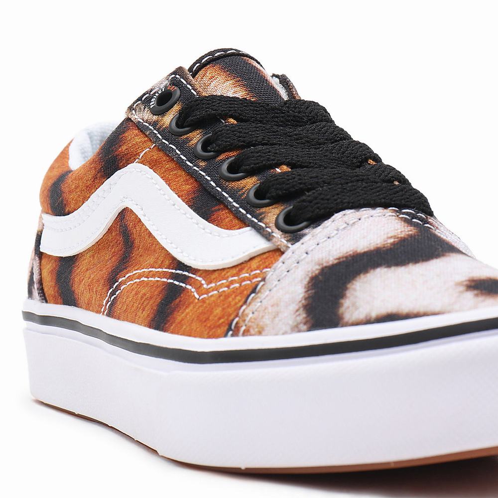 Kids' Vans x Project CAT ComfyCush Old Skool (4-8 years) Sneakers Multicolor | USA40183