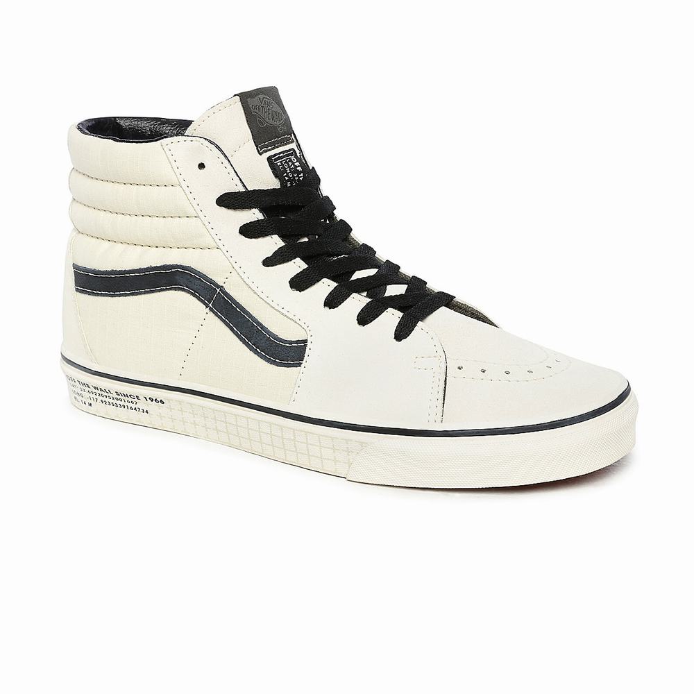 Men's Vans 66 Supply Sk8-Hi Sneakers White | USA51748