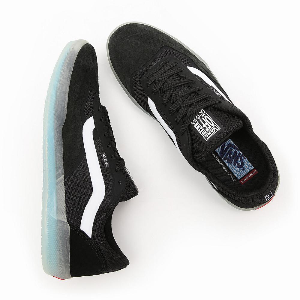 Men's Vans AVE Skate Shoes Black | USA03147