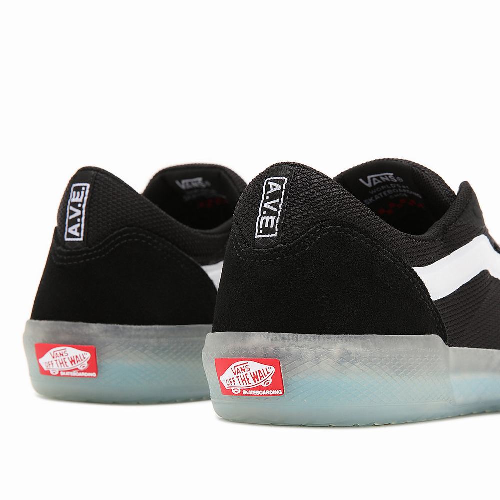 Men's Vans AVE Skate Shoes Black | USA03147