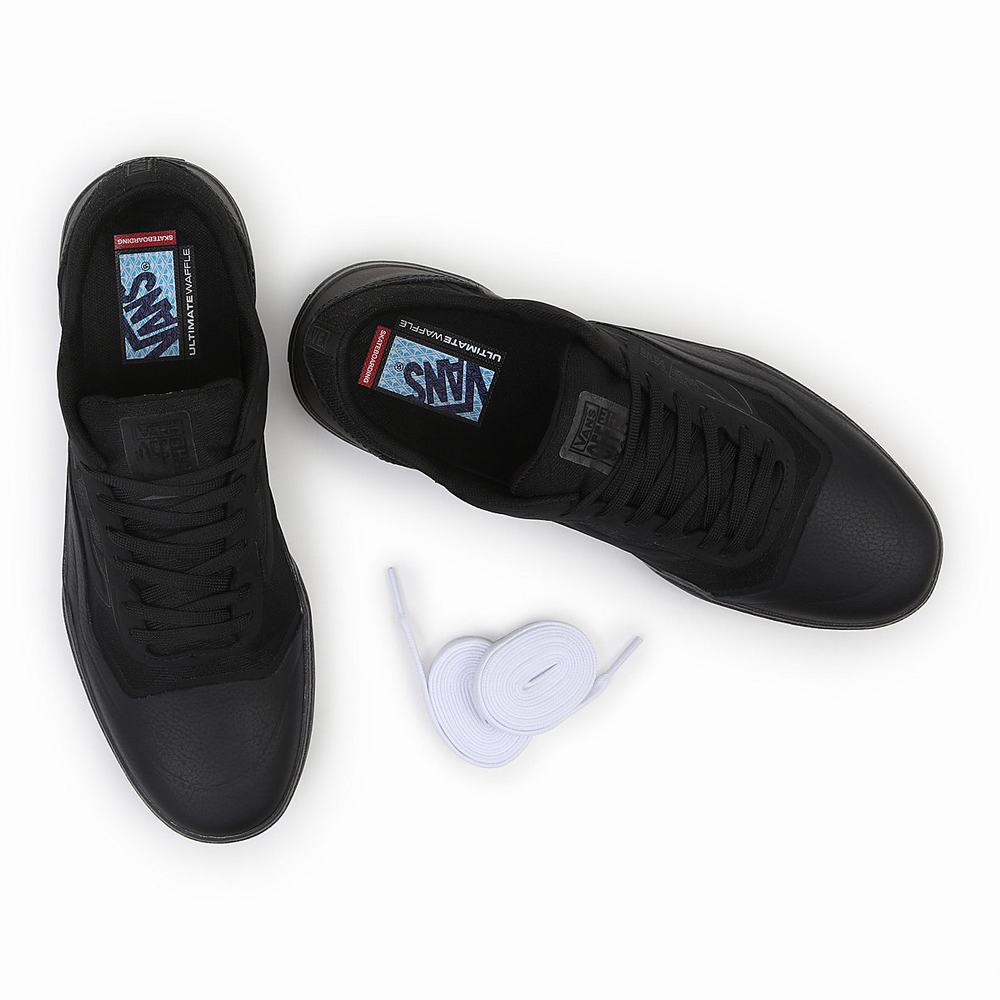 Men's Vans AVE Skate Shoes Black | USA52368