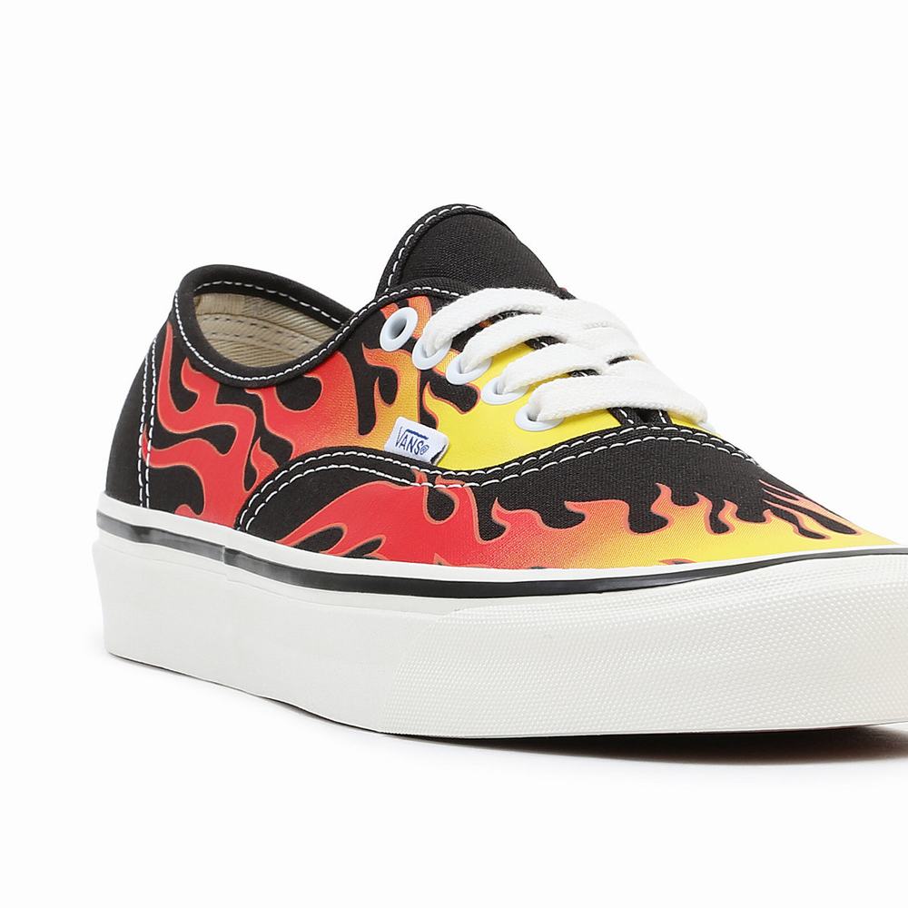 Men's Vans Anaheim Factory Authentic 44 DX Sneakers Black / Multicolor | USA16042