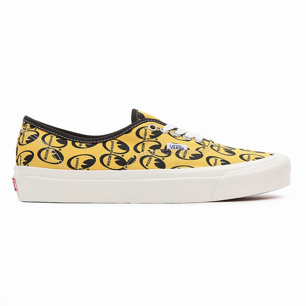 Men's Vans Anaheim Factory Authentic 44 DX Sneakers Yellow | USA29475