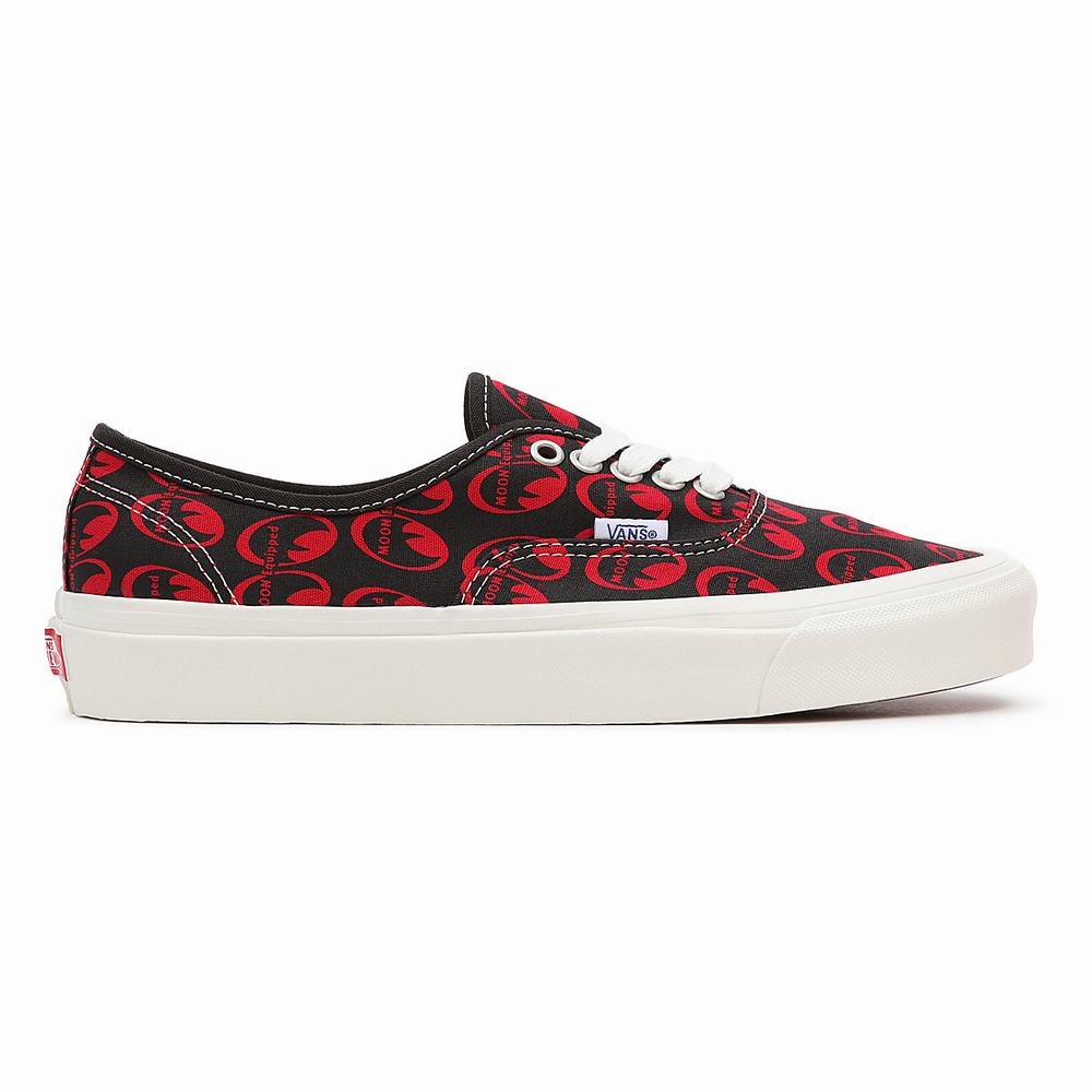 Men's Vans Anaheim Factory Authentic 44 DX Sneakers Black / Red | USA34958