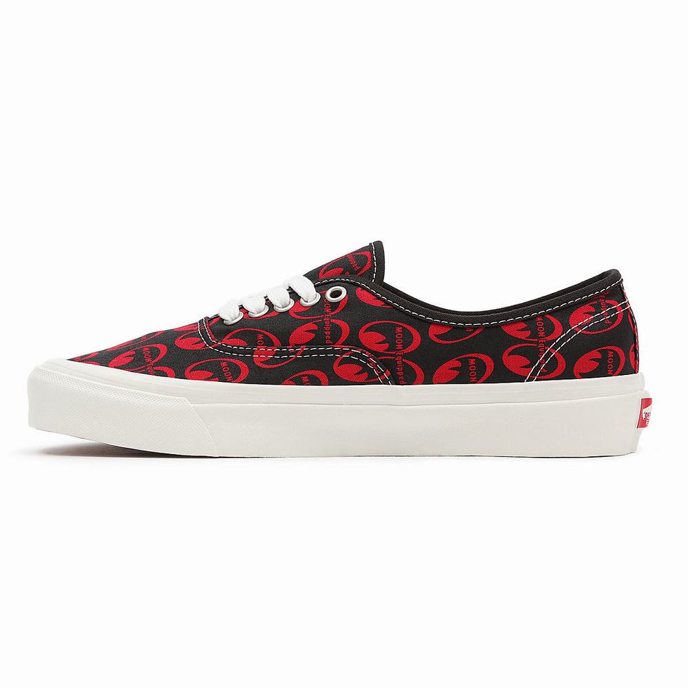 Men's Vans Anaheim Factory Authentic 44 DX Sneakers Black / Red | USA34958