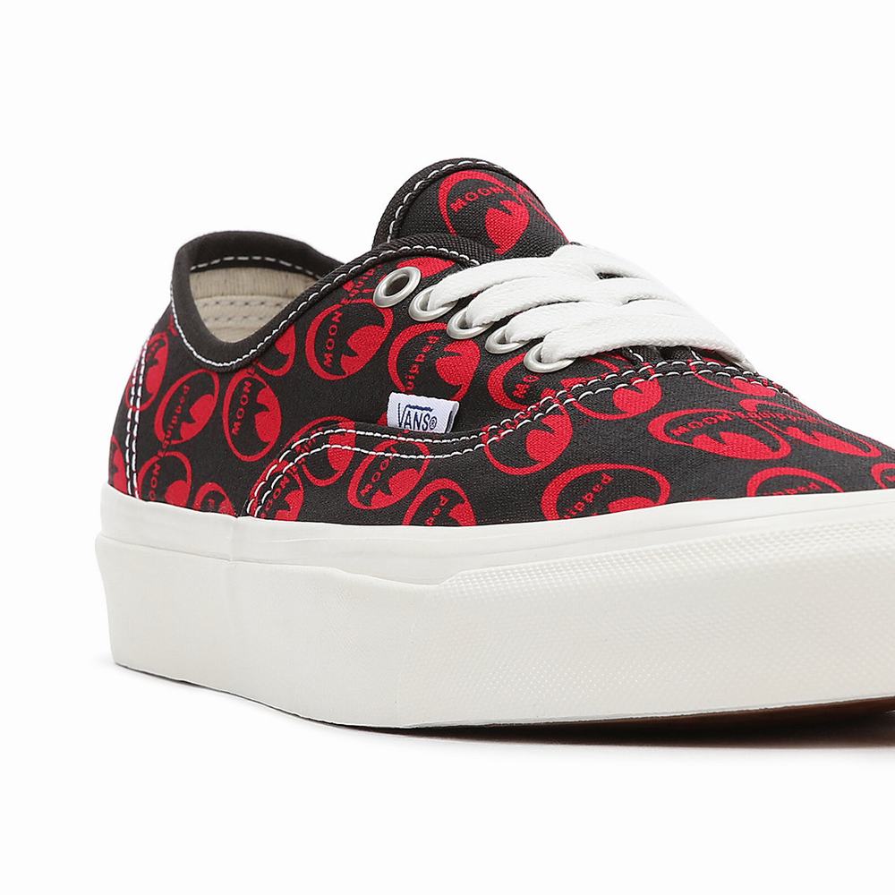 Men's Vans Anaheim Factory Authentic 44 DX Sneakers Black / Red | USA34958