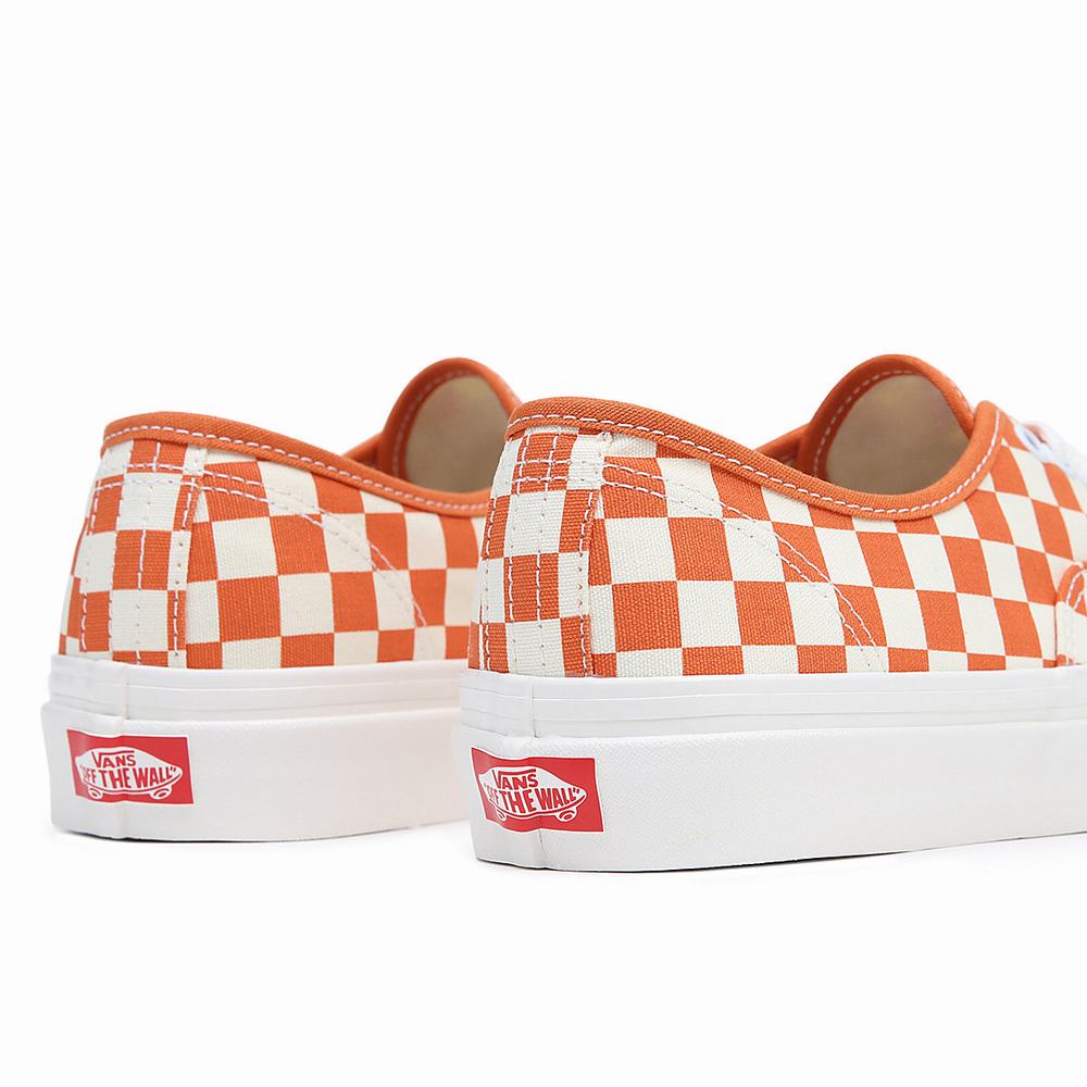 Men's Vans Anaheim Factory Authentic 44 DX Sneakers White / Orange | USA57016