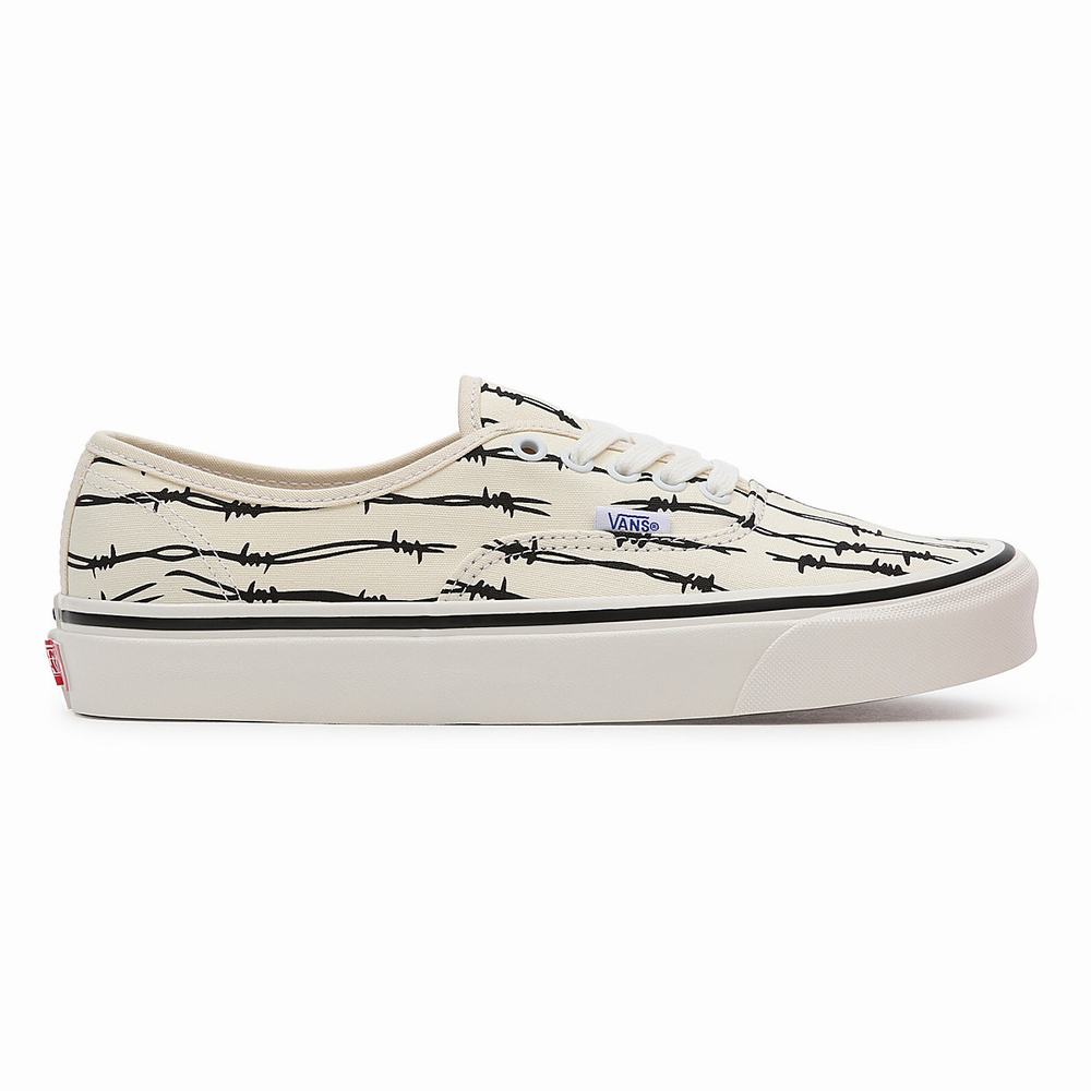 Men's Vans Anaheim Factory Authentic 44 DX Sneakers White | USA63597