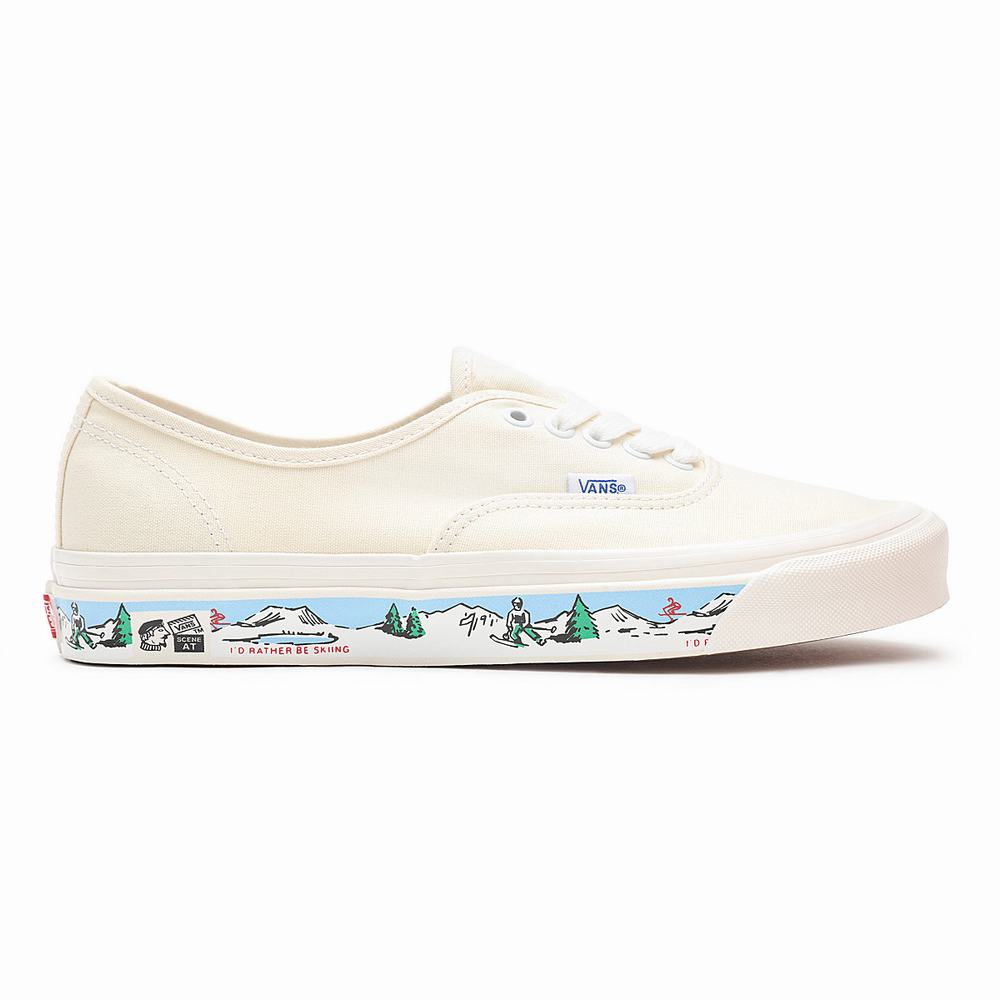 Men's Vans Anaheim Factory Authentic 44 DX Sneakers White | USA70382