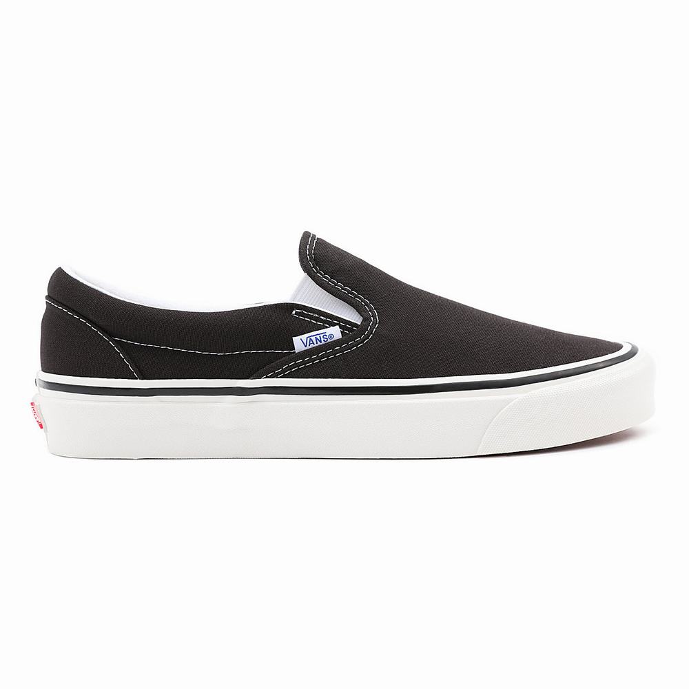 Men's Vans Anaheim Factory Classic Slip-On 98 Dx Slip On Shoes Black | USA96183