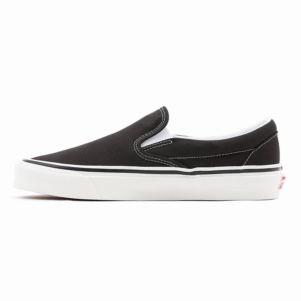 Men's Vans Anaheim Factory Classic Slip-On 98 Dx Slip On Shoes Black | USA96183