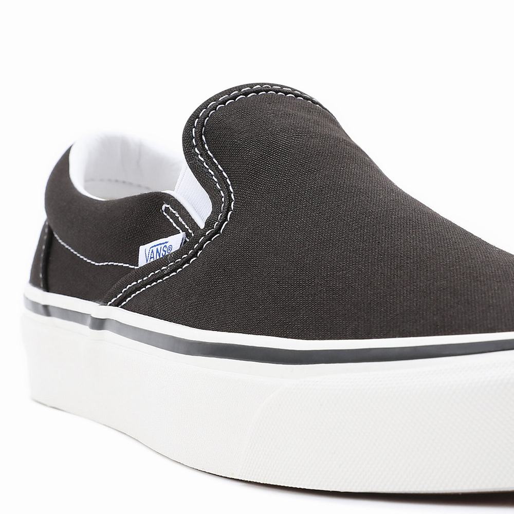 Men's Vans Anaheim Factory Classic Slip-On 98 Dx Slip On Shoes Black | USA96183