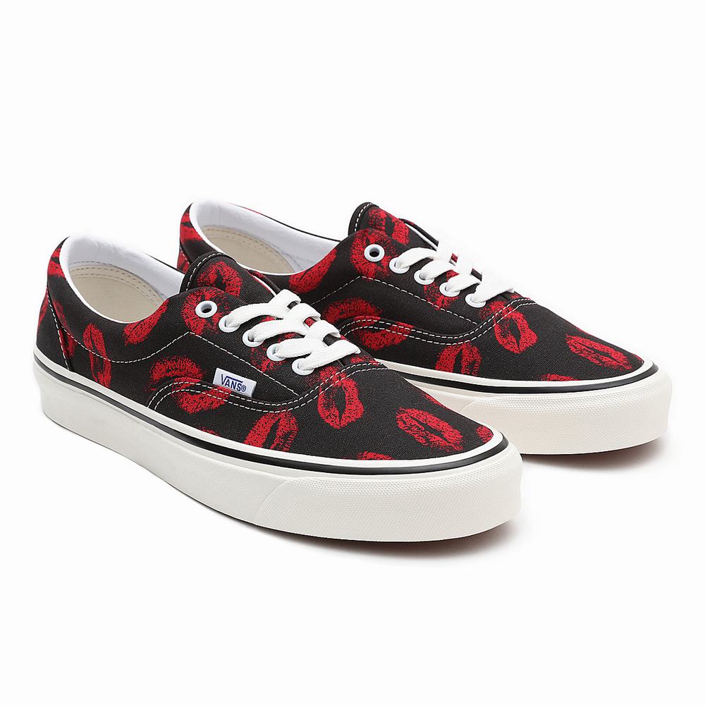 Men\'s Vans Anaheim Factory Era 95 DX Sneakers Black / Red | USA41983