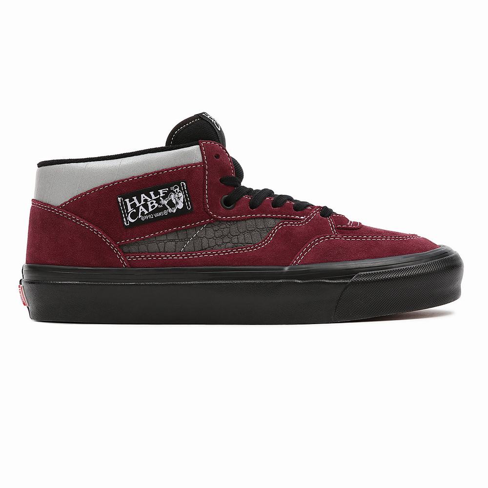 Men's Vans Anaheim Factory Half Cab 33 DX Sneakers Red | USA09724