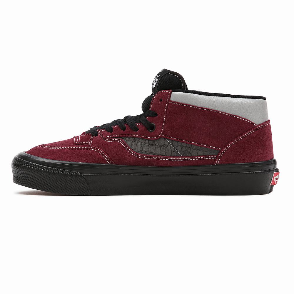 Men's Vans Anaheim Factory Half Cab 33 DX Sneakers Red | USA09724